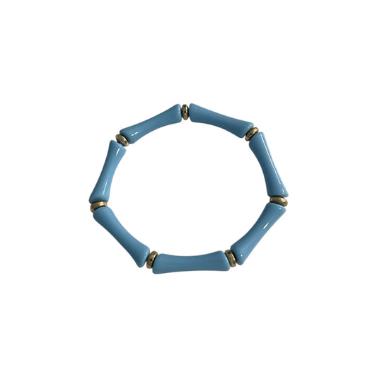 Pulsera Bambú Azul
