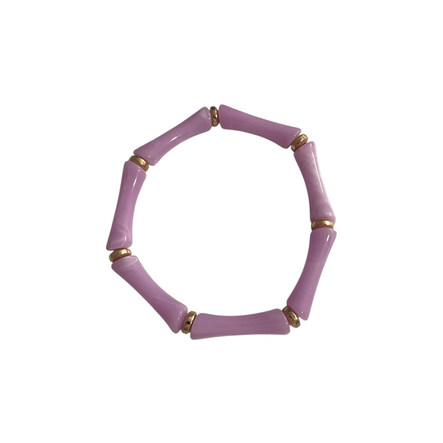 Pulsera Bambú Lila