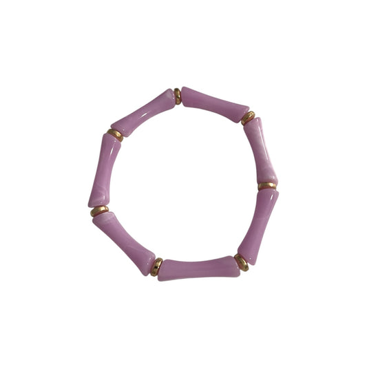 Pulsera Bambú Lila
