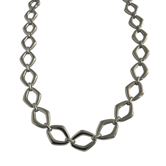 Collar Rombo Plateado