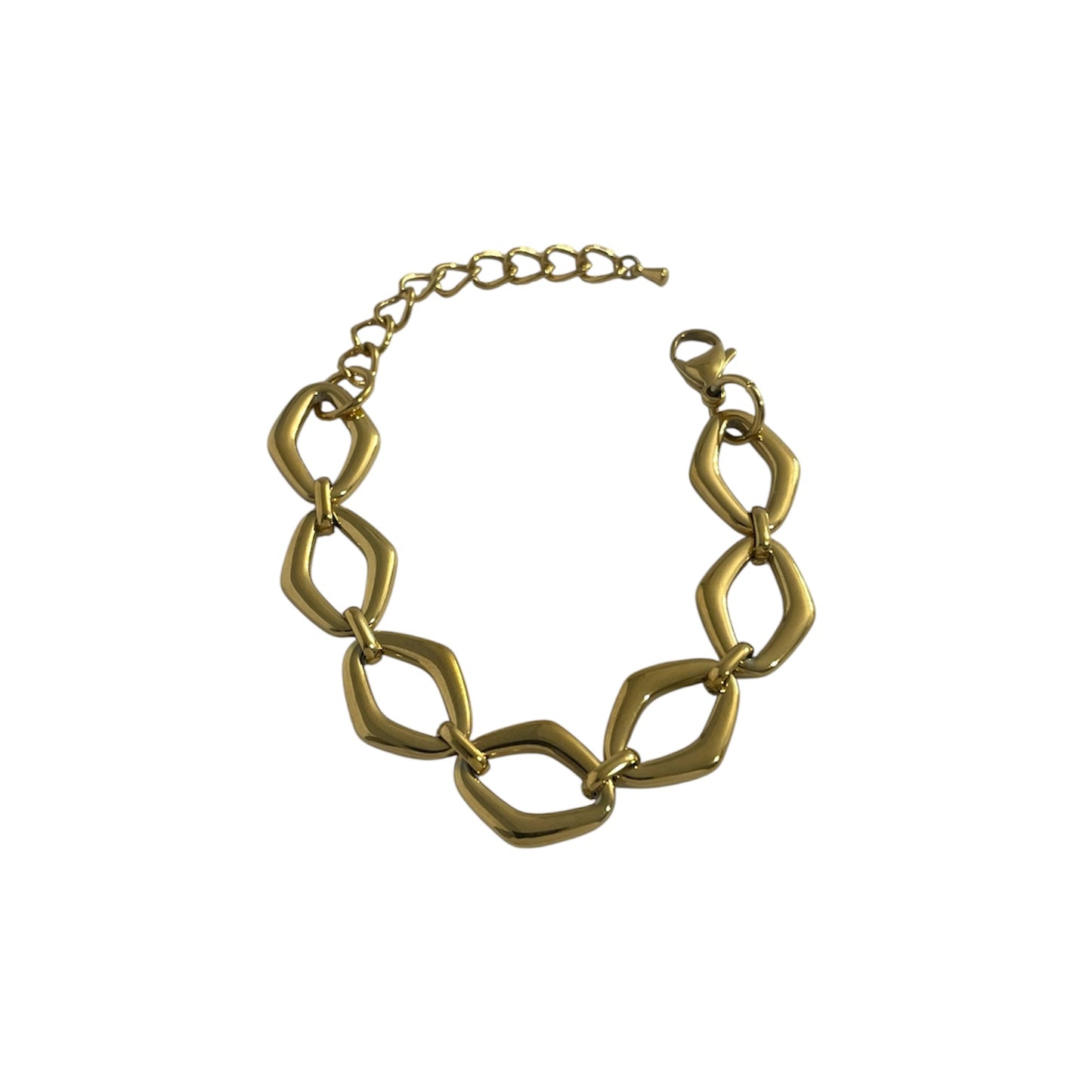 Pulsera Rombo Dorada