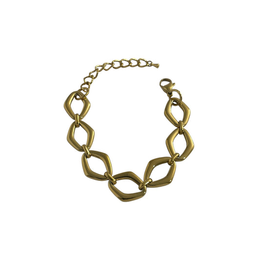Pulsera Rombo Dorada