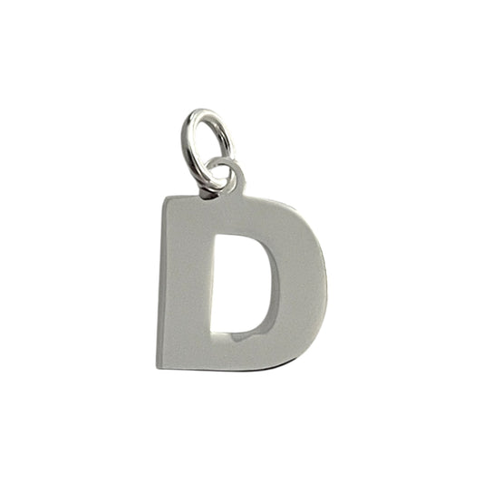 Colgante D Plata de Ley 925