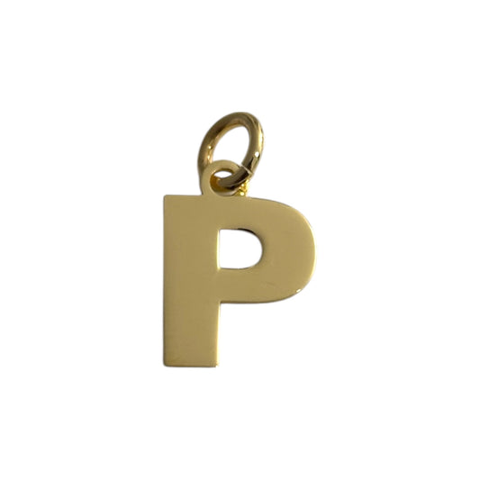 Colgante P Plata de Ley 925 Baño en Oro