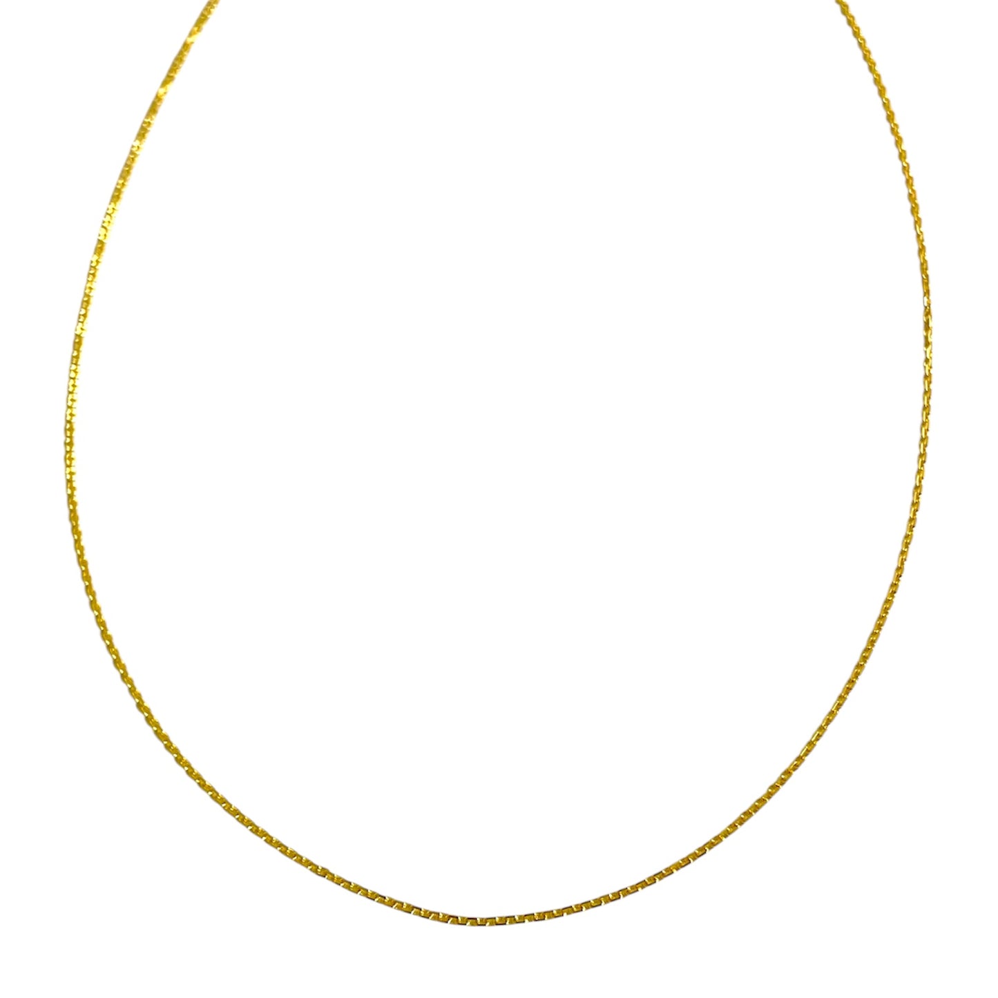 Cadena diamantada Plata de Ley 925 Baño en Oro