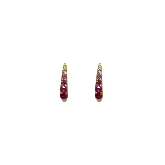 Llama Rosa Plata de Ley 925