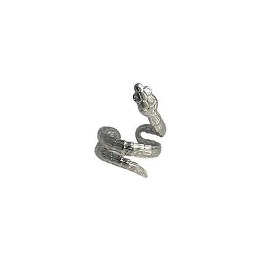 Anillo Serpiente Plateado