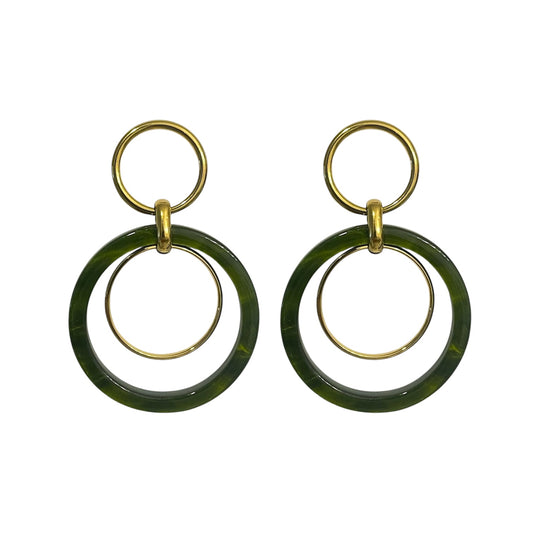 Pendientes Aura Verde