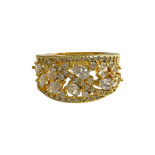 Anillo Glamour Dorado