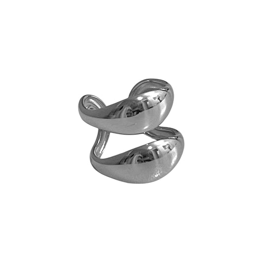 Anillo Burbuja Plateado