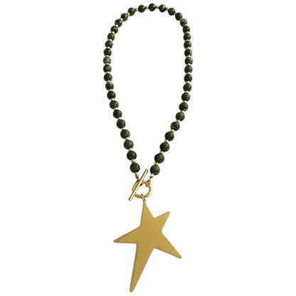 Collar Destellos Verde