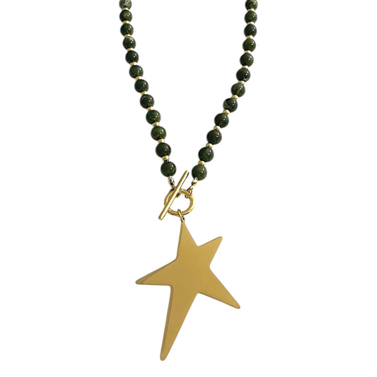 Collar Destellos Verde