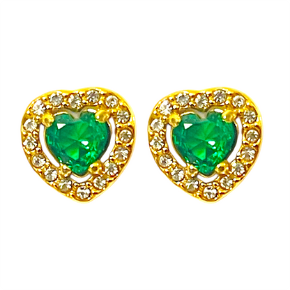 Pendientes Amor brillante