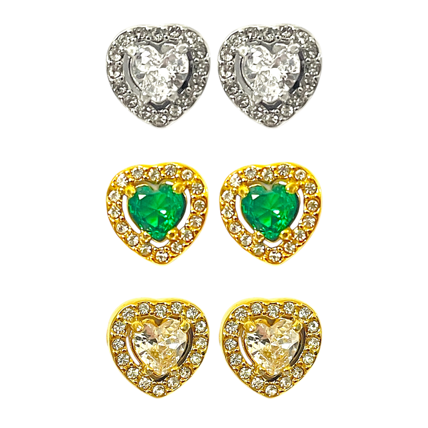Pendientes Amor brillante
