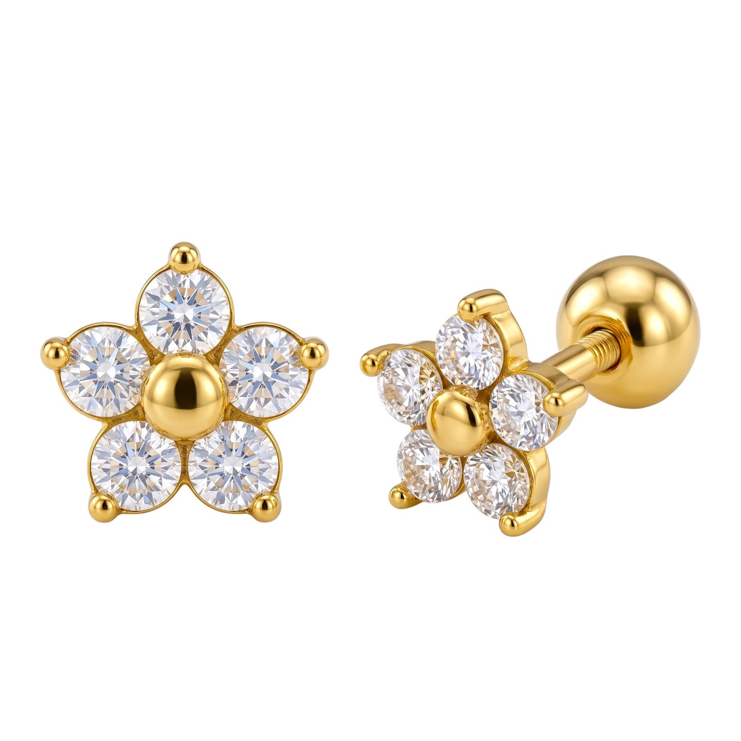 Piercing Flowerlight Plata de Ley 925