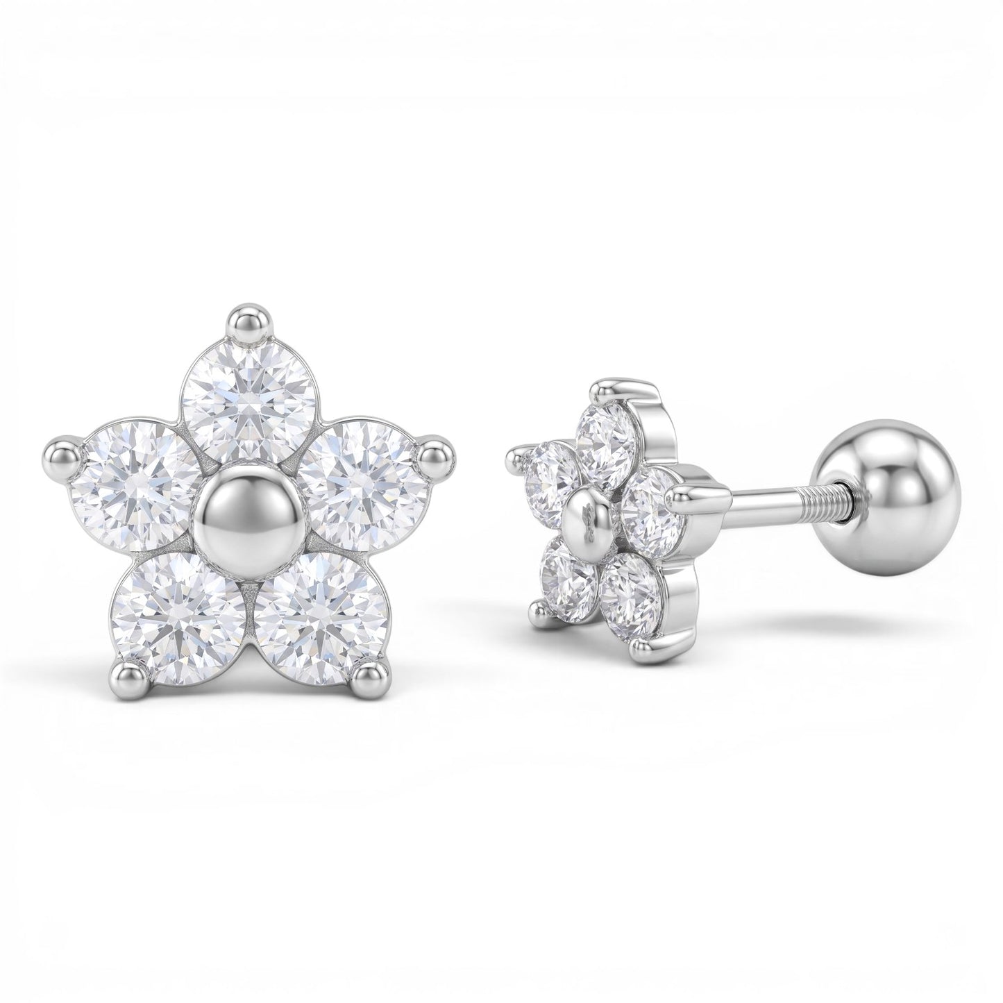 Piercing Flowerlight Plata de Ley 925
