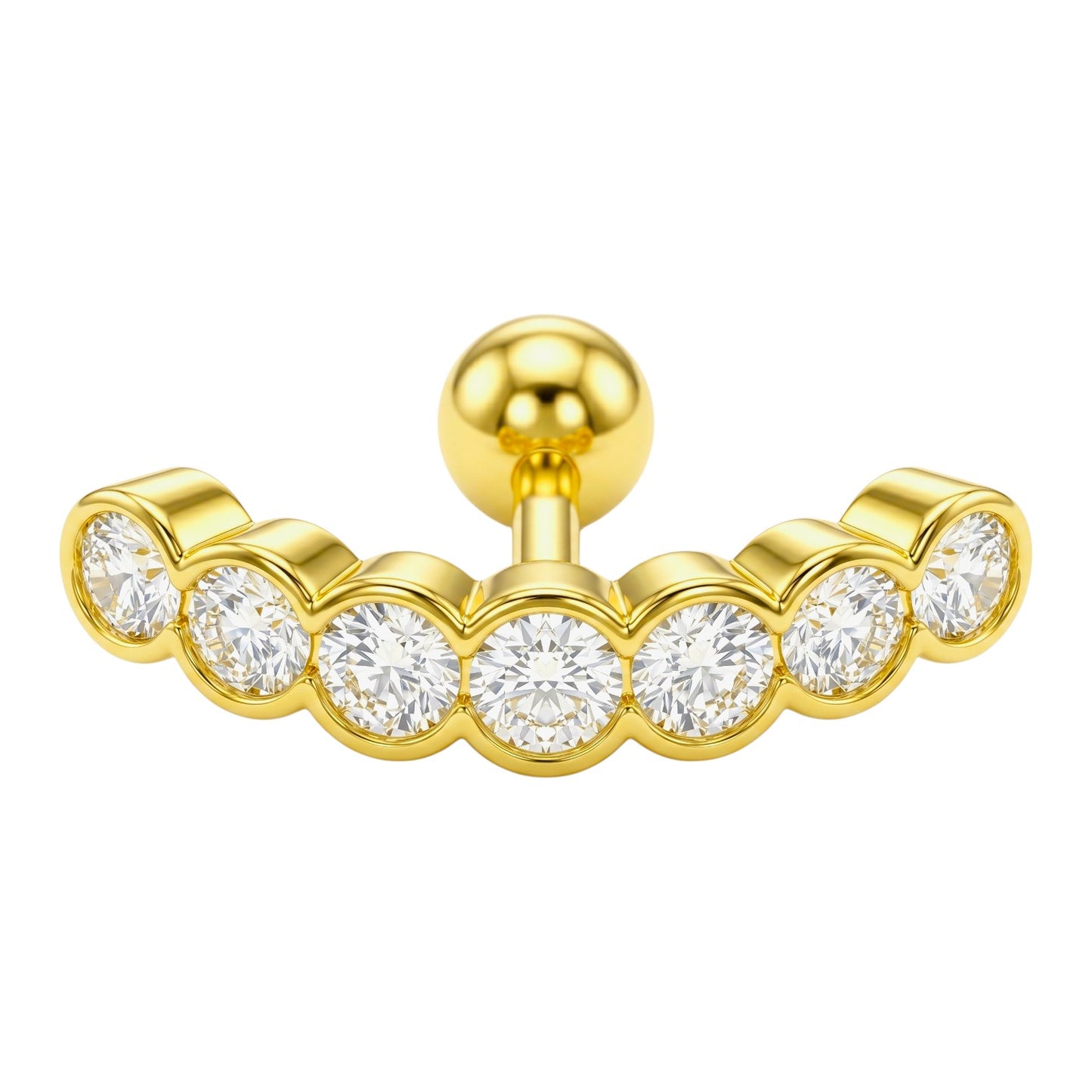 Piercing Ángel Plata de ley 925