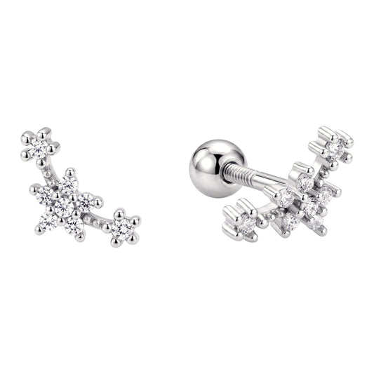 Piercing Estelar Plata de Ley 925