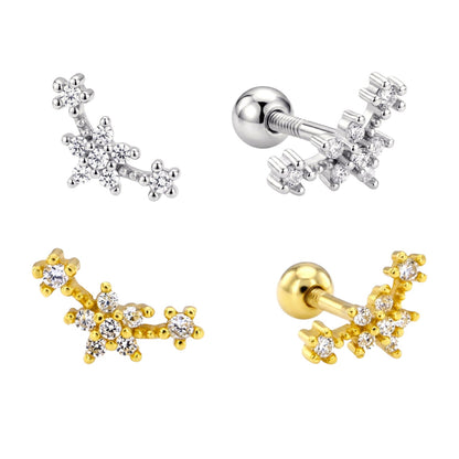 Piercing Estelar Plata de Ley 925