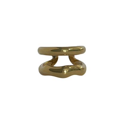 Anillo Wavy Dorado
