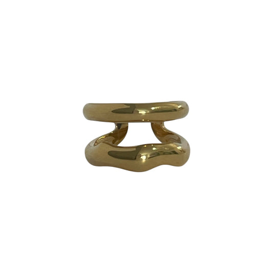 Anillo Wavy Dorado