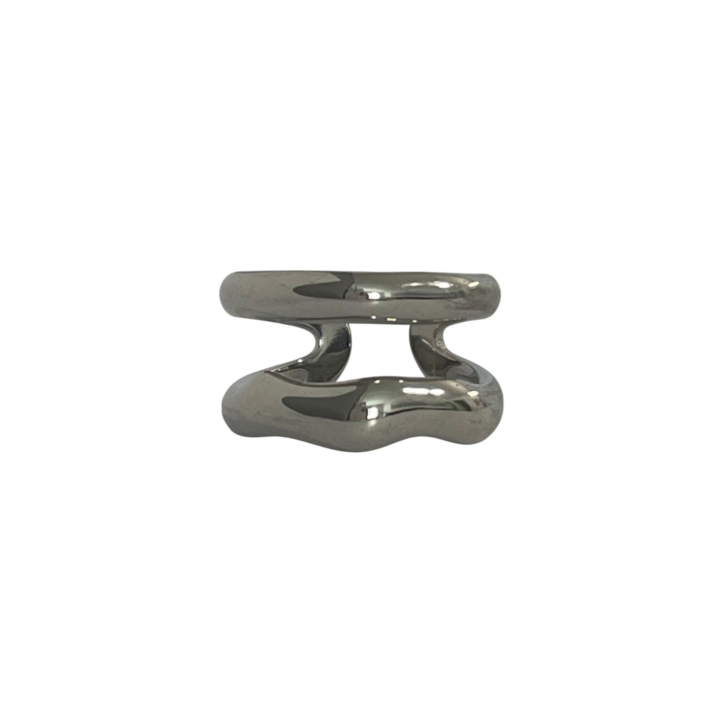 Anillo Wavy Plateado