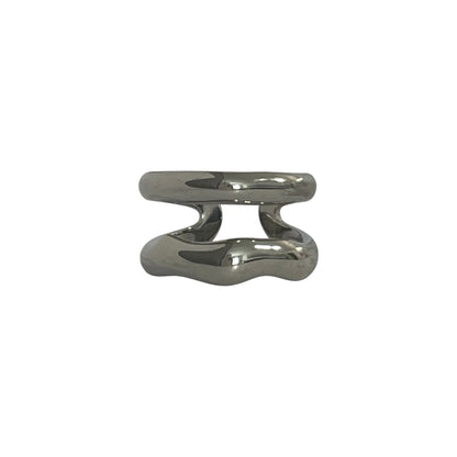 Anillo Wavy Plateado
