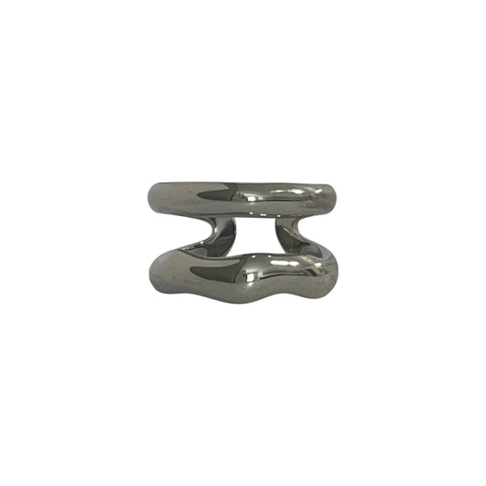 Anillo Wavy Plateado