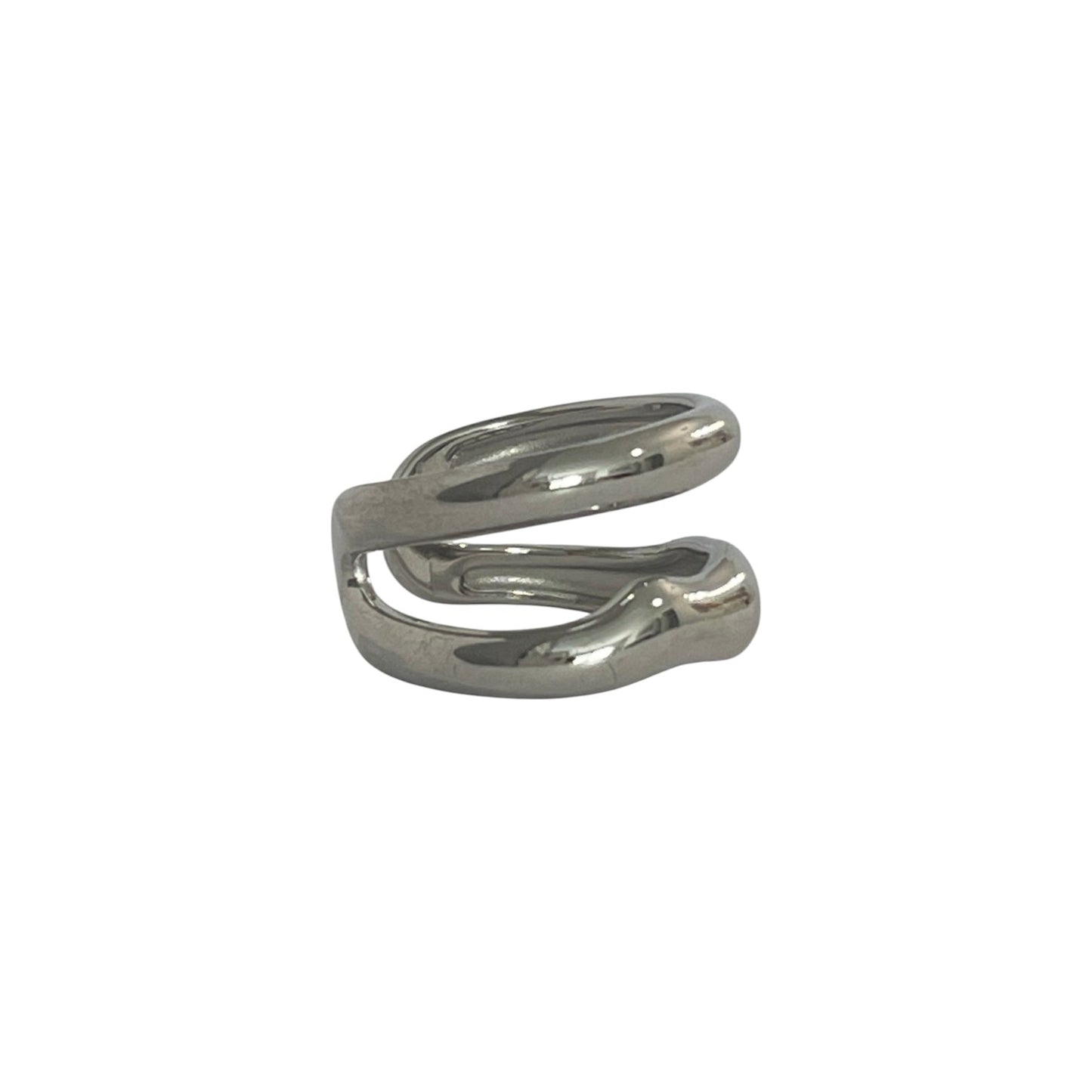 Anillo Wavy Plateado