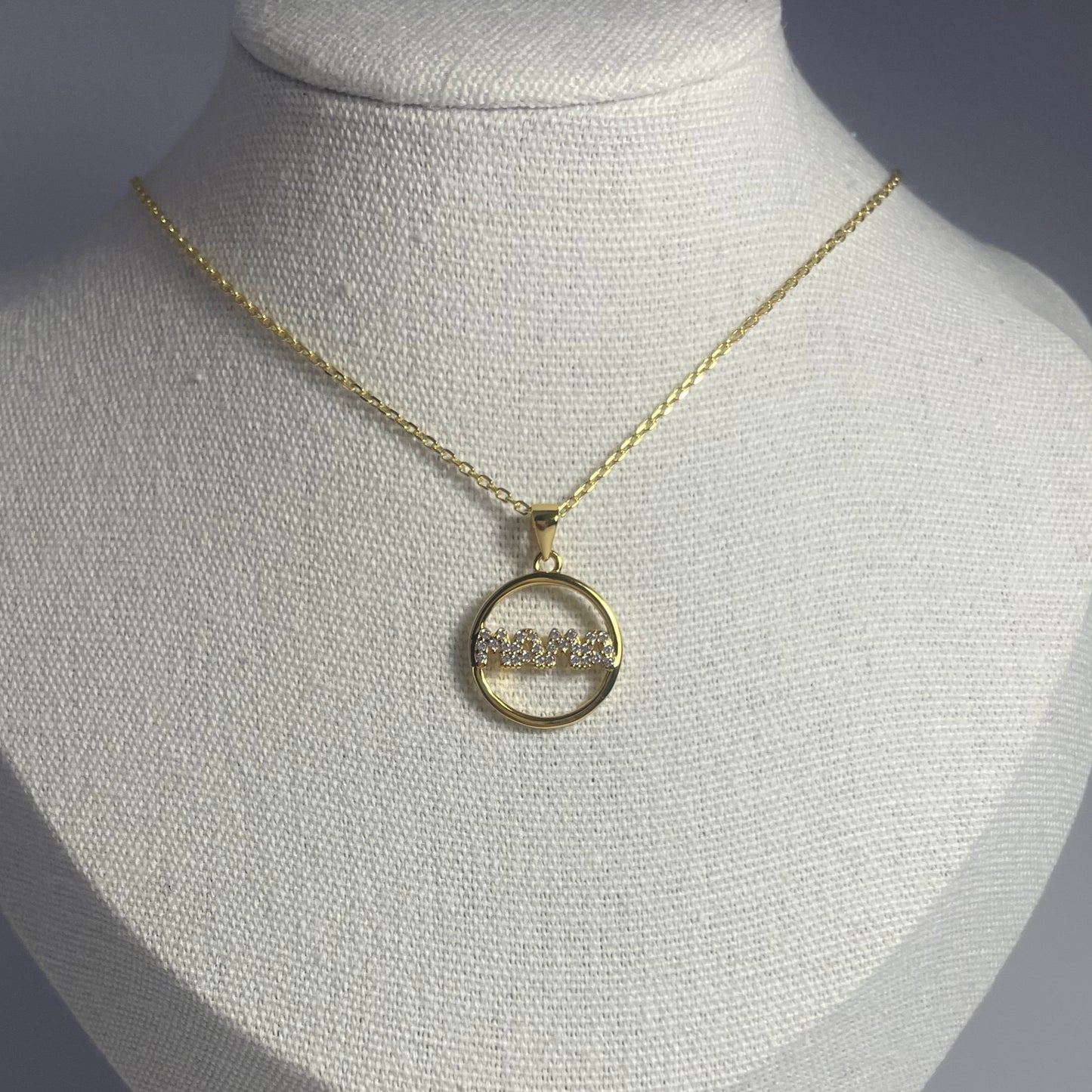 Collar Bella Plata 925 Baño en Oro