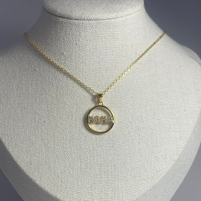 Collar Bella Plata 925 Baño en Oro
