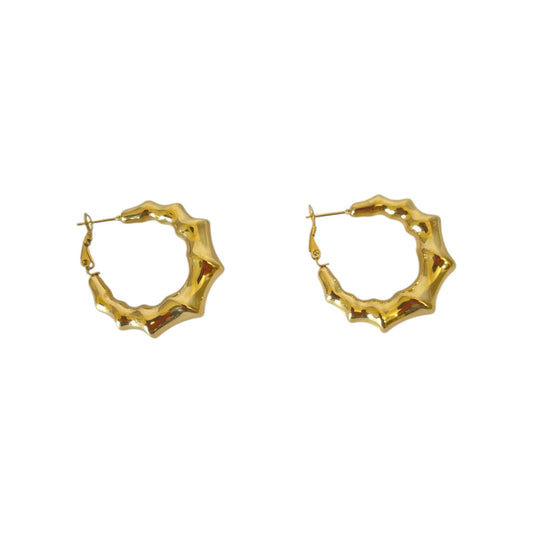 Pendientes Bambú Dorados