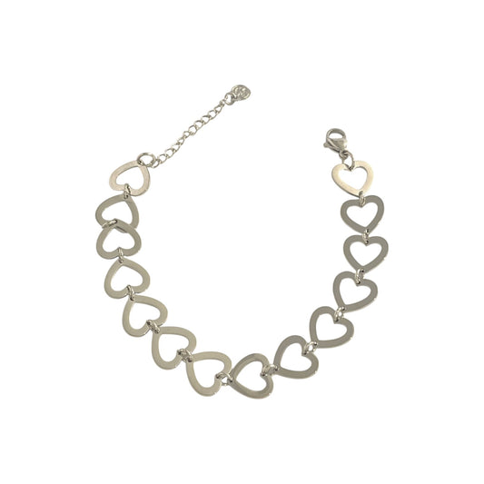 Pulsera Amor Plateada